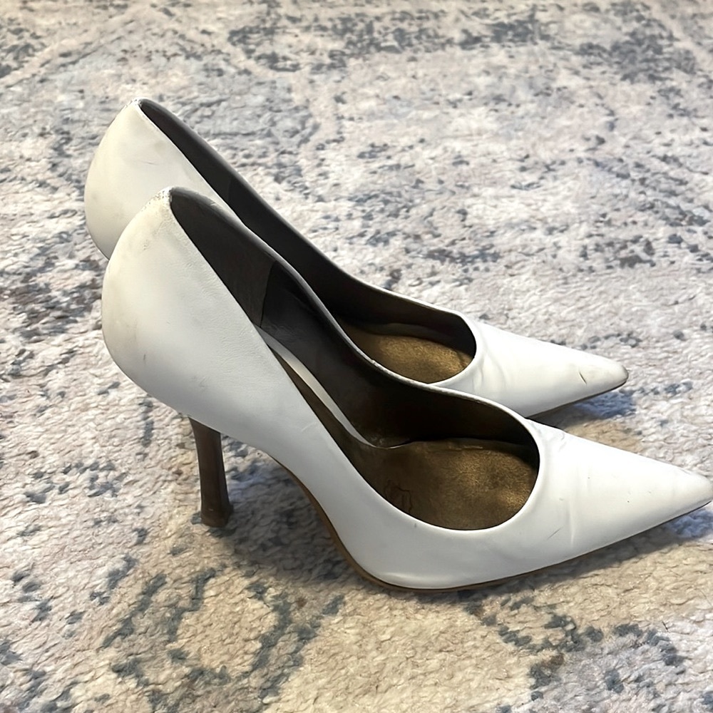 Cathy Jean Brazil White Heels